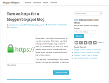 Tablet Screenshot of bloggerplugins.org